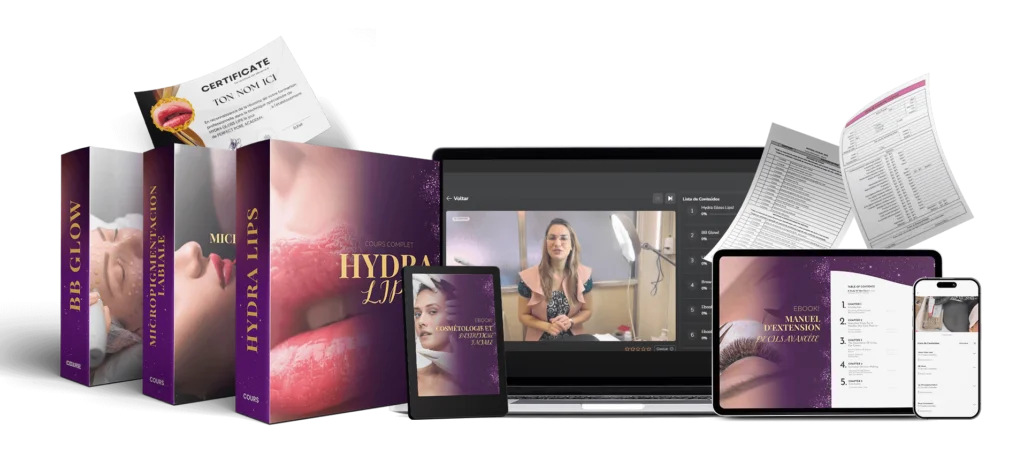 We've brought together our 11 best-selling courses in a promotional package, take advantage of this opportunity last few days hydra gloss lips. BB Glow. Dermaplaning. Brow Lamination. Nano Lips. Lip micropigmentation and much more!